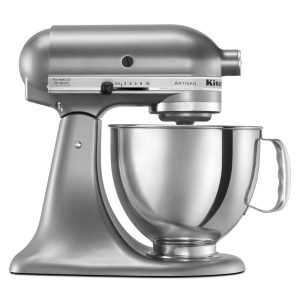 Value Bundle Artisan® Series 5 Quart Tilt-Head Stand Mixer with additional 3 Quart bowl - Contour Silver