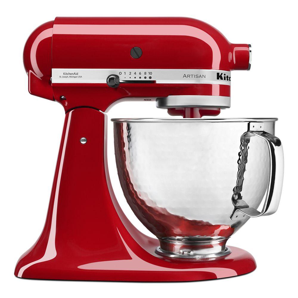 Artisan® Series 5 Quart Tilt-Head Stand Mixer with Hammered Bowl - Image 2