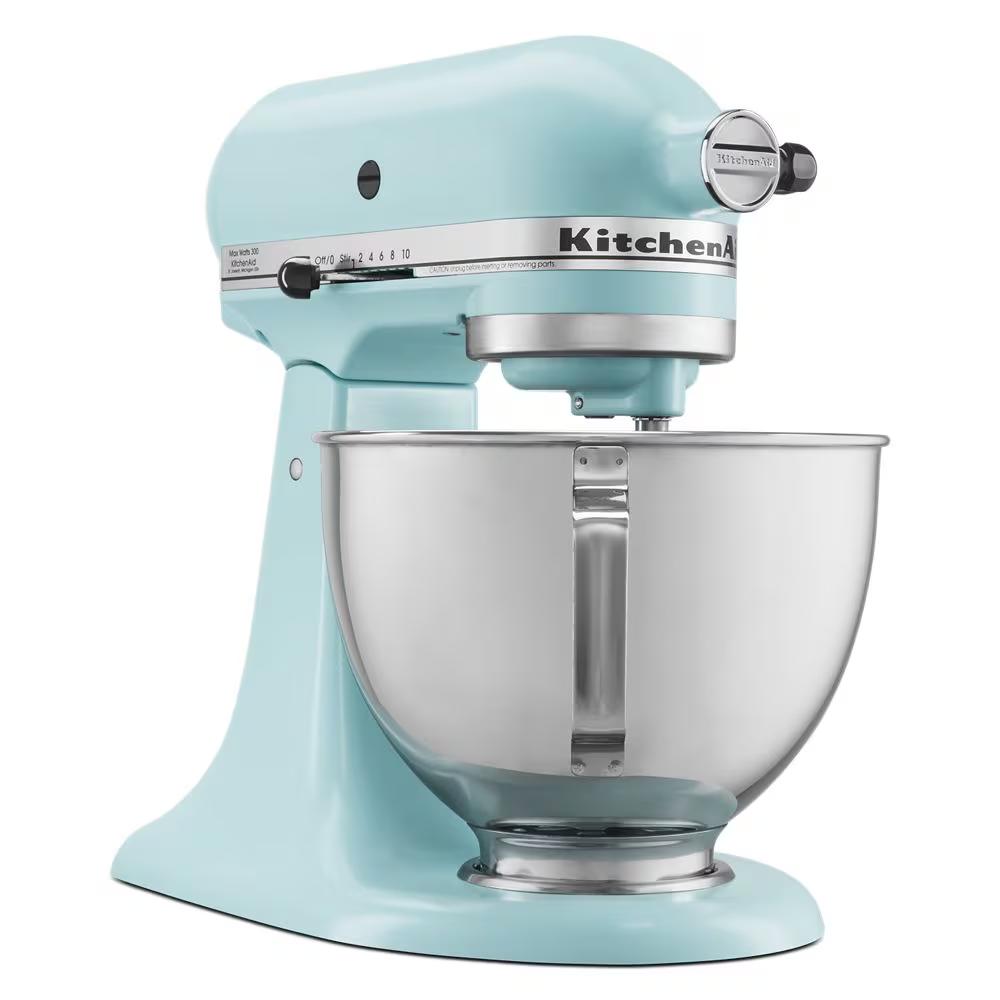 Deluxe 4.5 Quart Tilt-Head Stand Mixer - Mineral Water Blue - Image 2