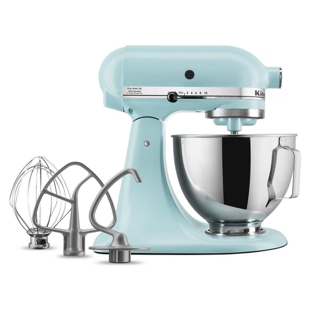 Deluxe 4.5 Quart Tilt-Head Stand Mixer - Mineral Water Blue - Image 3