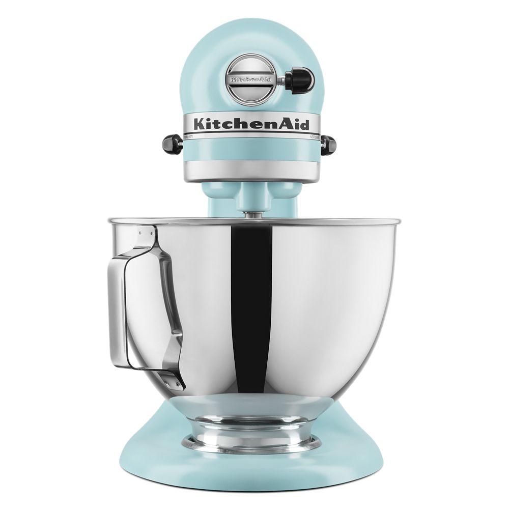 Deluxe 4.5 Quart Tilt-Head Stand Mixer - Mineral Water Blue - Image 4