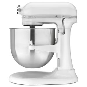 NSF Certified® Commercial Series 8 Quart Bowl Lift Stand Mixer - White