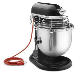 NSF Certified® Commercial Series 8 Quart Bowl-Lift Stand Mixer with Stainless Steel Bowl Guard - Onyx Black