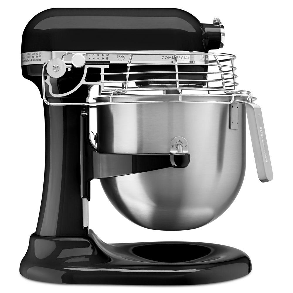 NSF Certified® Commercial Series 8 Quart Bowl-Lift Stand Mixer with Stainless Steel Bowl Guard - Onyx Black - Image 4