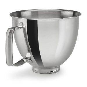 3.5 Quart Polished Stainless Steel Bowl with Handle