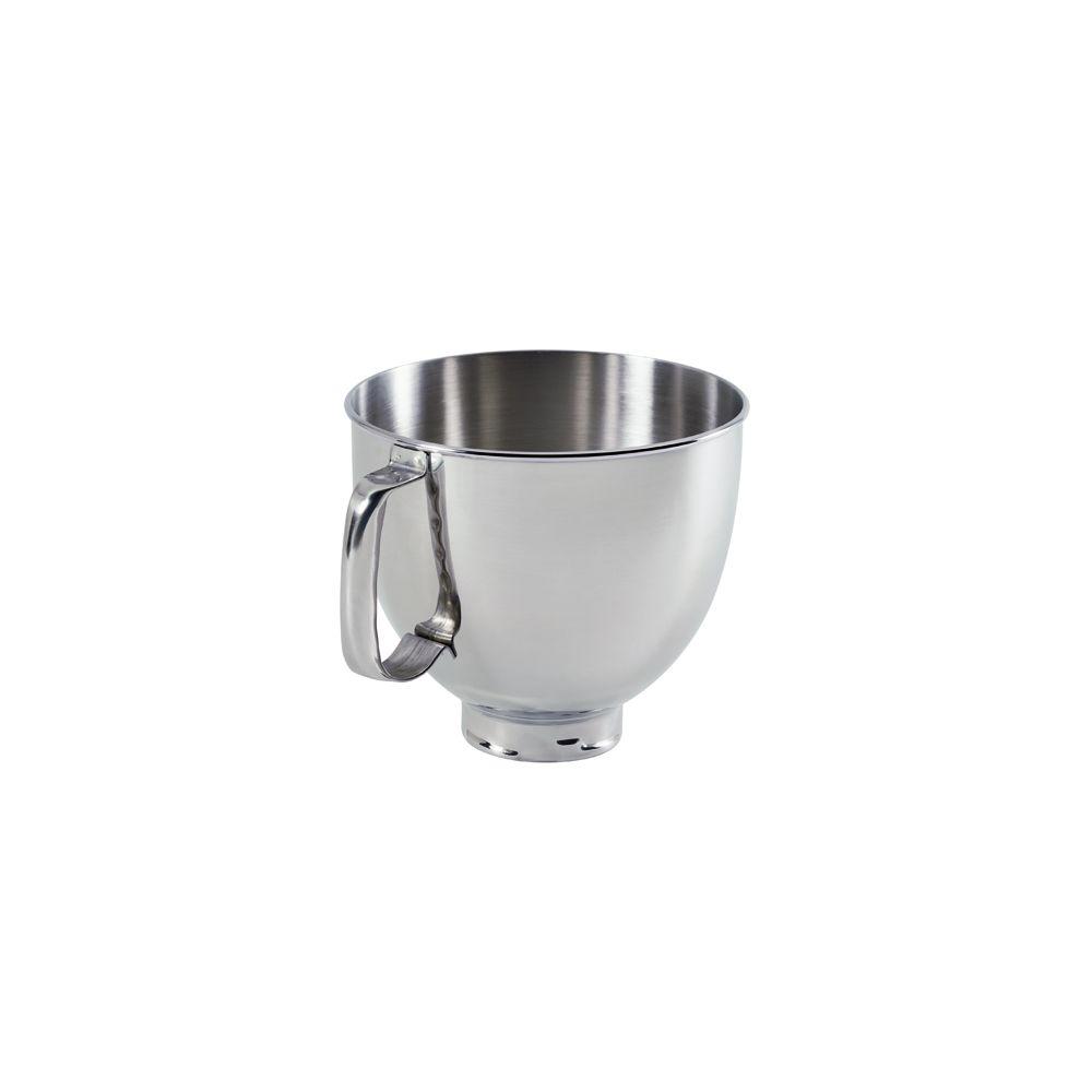 5-Qt. Tilt-Head Polished Stainless Steel Bowl with Comfortable Handle