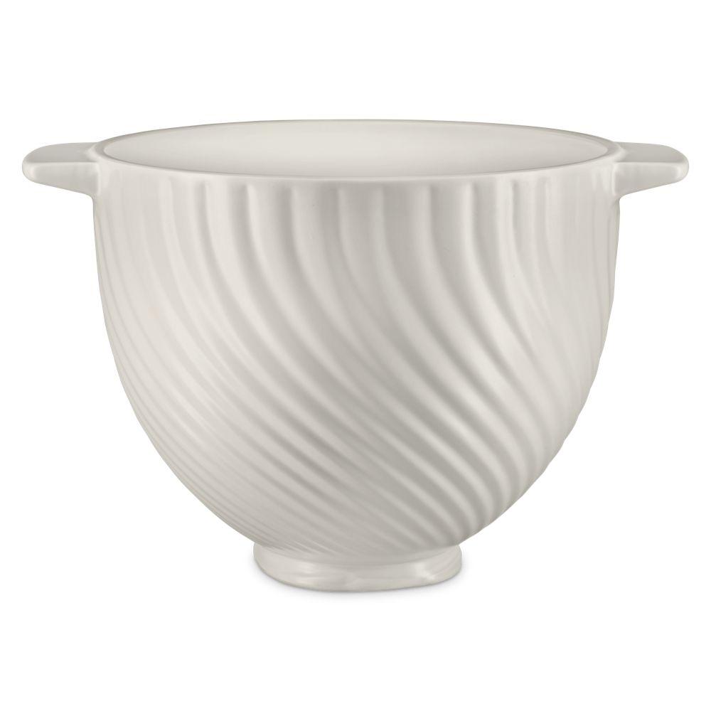 5 Quart Meringue Ceramic Bowl