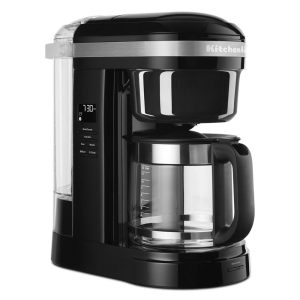 12 Cup Drip Coffee Maker with Spiral Showerhead - Onyx Black