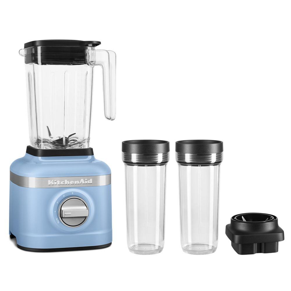 K150 3 Speed Ice Crushing Blender with 2 Personal Blender Jars - Blue Velvet