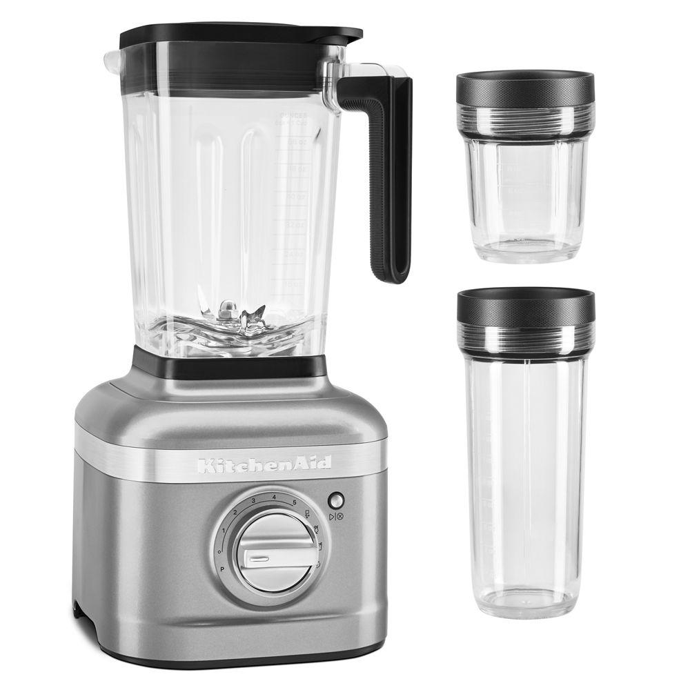 K400 Blender with 16- & 56-oz Jars - Contour Silver