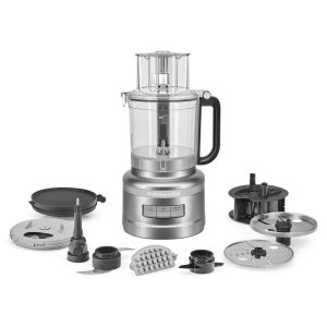 13-Cup Food Processor with Dicing Kit - Contour Silver