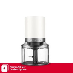 KitchenAid Go® Cordless Top Down Chopper - battery sold separately - Porcelain White