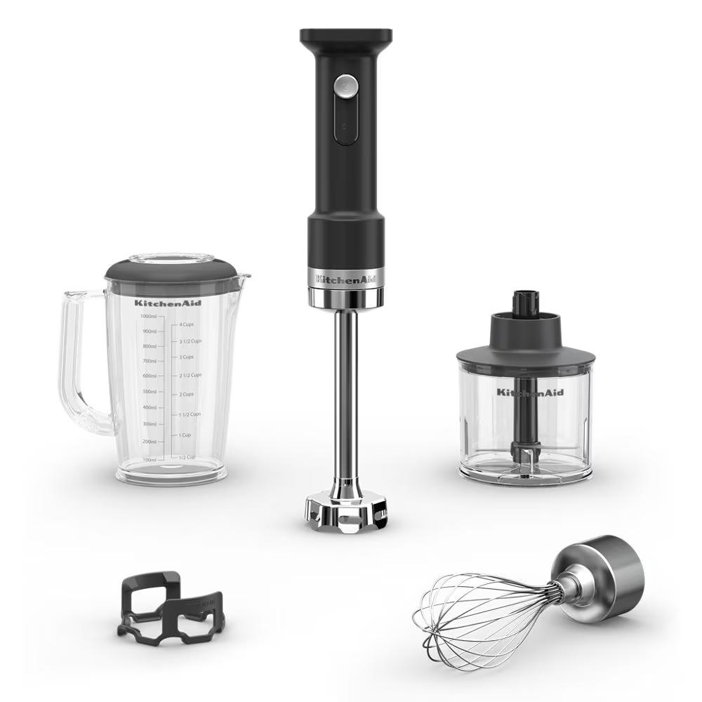 KitchenAid Go® Cordless Hand Blender with Accessories - battery sold separately - Black Matte - Image 3