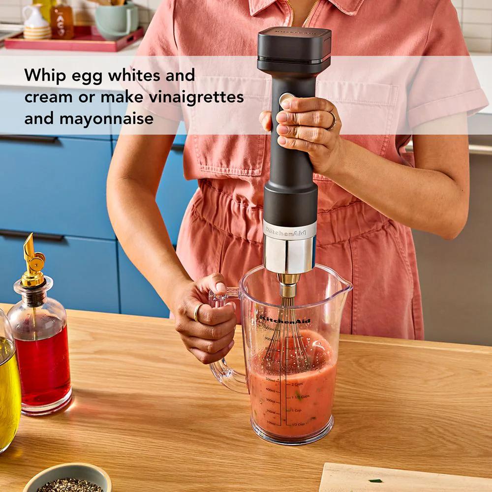 KitchenAid Go® Cordless Hand Blender with Accessories - battery sold separately - Black Matte - Image 5
