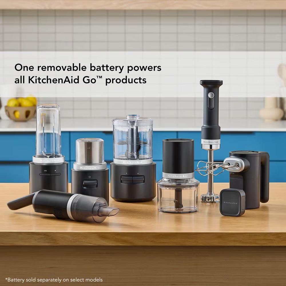 KitchenAid Go® Cordless Hand Blender with Accessories - battery sold separately - Black Matte - Image 7