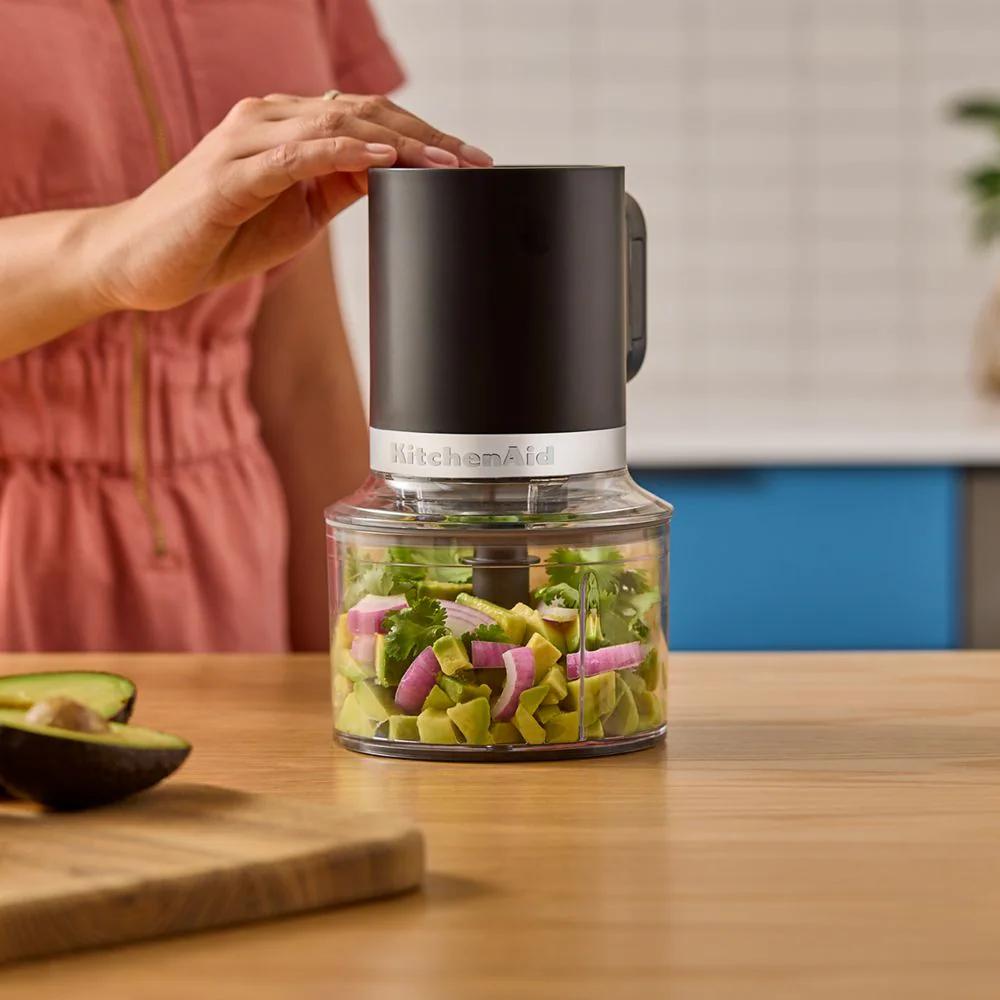 KitchenAid Go® Cordless Top Down Chopper with 2 Bowls - Image 3